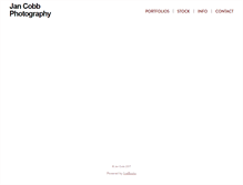 Tablet Screenshot of jancobb.com